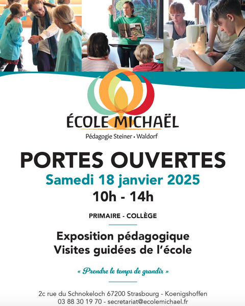 Portes Ouvertes samedi 18 janvier 2025